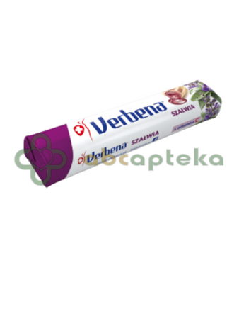 Verbena, cukierki ziołowe z szałwią, 32 g