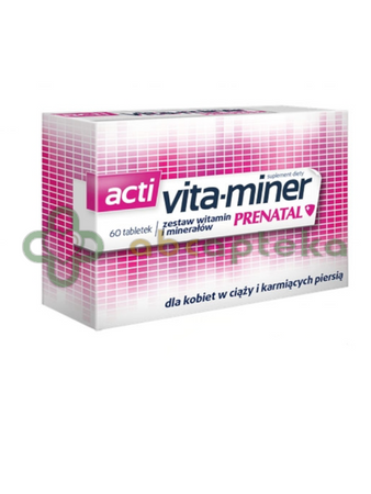 Acti Vita-miner Prenatal, 60 tabletek