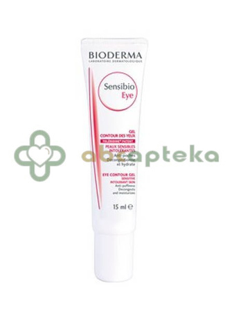 Bioderma Sensibio Eye, Kremowy żel pod oczy, 15 ml