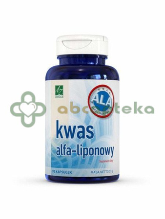 A-Z Medica, Kwas alfa-liponowy, 90 kapsułek