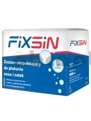 Fixsin zestaw uzupełniający do płukania nosa i zatok, 30 saszetek