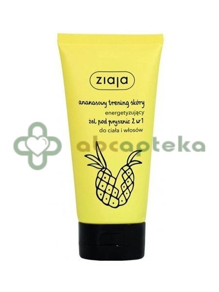 ZIAJA LTD. Z.P.L. SP. Z O.O. Ziaja, ananasowy żel energetyzujący do ciała i włosów, 160 ml — Inhaltsstoffe i ocena