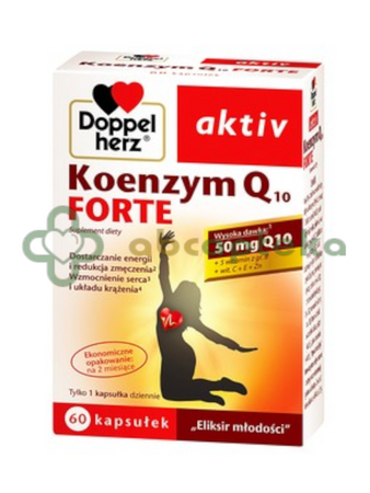 Doppelherz aktiv Koenzym Q10 Forte, 60 kapsułek