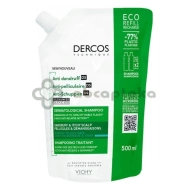 Vichy Dercos, szampon przeciwłupieżowy włosy normalne i przetłuszczające się, 500 ml