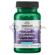 SWANSON Triple Magnesium Complex, 30 kapsułek