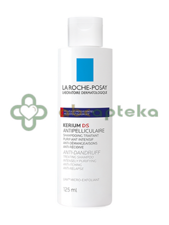 La Roche-Posay, Kerium DS, intensywna kuracja przeciwłupieżowa, 125 ml