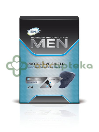 TENA MEN Extra Light, Wkłady anatomiczne dla mężczyzn, 14 sztuk