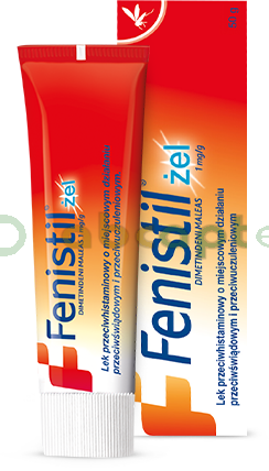 Fenistil żel 1 mg/g, 50 g | DATA WAŻNOŚCI 31.12.2026