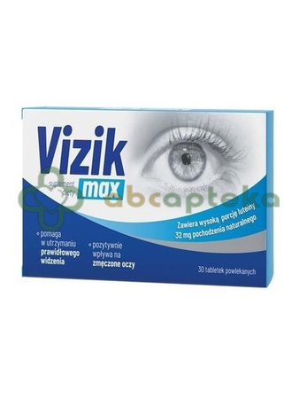 Vizik Max, 30 tabletek