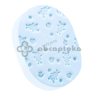 Babyono gąbka kąpielowa dla dzieci i niemowląt, 1640/02, niebieska, 1 sztuka
