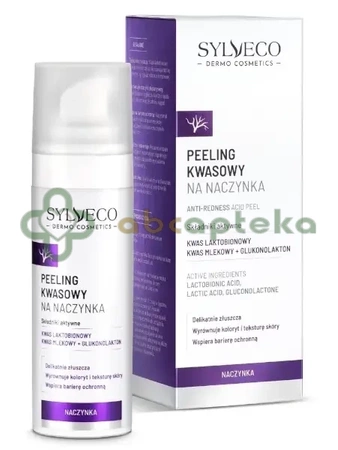 Sylveco Dermo, Naczynka, Peeling kwasowy na naczynka,     30 ml