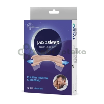 PASOSLEEP wake up, plastry przeciw chrapaniu, 10 sztuk