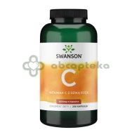SWANSON Witamina C1000 + dzika róża, 250 kapsułek
