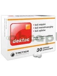 Dektac 25 mg 30 tabletek