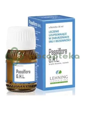 LEHNING Passiflora G.H.L. krople doustne 30 ml
