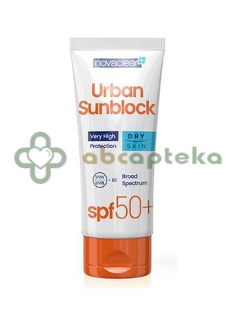 Novaclear Urban Sun, krem skóra sucha SPF 50+, 40 ml