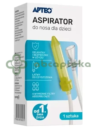 Aspirator do nosa dla dzieci APTEO,     1 sztuka