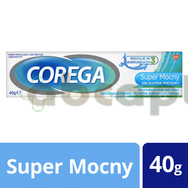 Corega Super Mocny Delikatnie Miętowy, krem mocujący do protez zębowych, 40 g