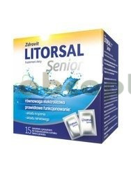 Zdrovit Litorsal Senior, smak owoc granatu, 15 saszetek