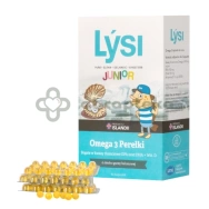 Tran LYSI Junior Omega 3 perełki, 60 kapsułek