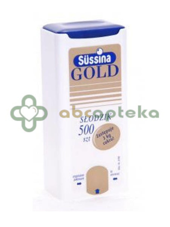 Sussina Gold, słodzik, 500 tabletek