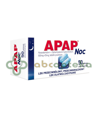 Apap Noc, 50 tabletek