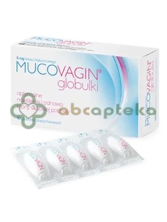 Mucovagin globulki, 10 globulek dopochwowych