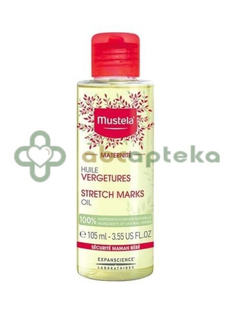 Mustela Maternite BIO, olejek na rozstępy, 105 ml