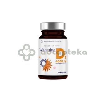 Witamina D3 4000 j.m. NHI, 60 kapsułek