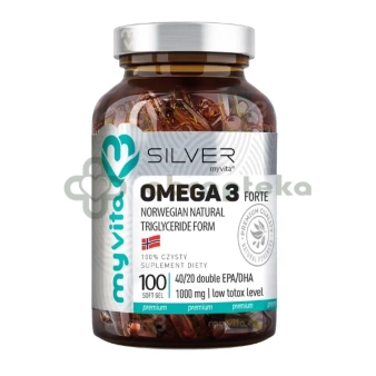 MYVITA Silver Omega 3 Forte, 100 kapsułek