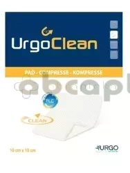 UrgoClean, opatrunek z wysokochłonnymi włóknami, 10 x 10 cm, 1 sztuka