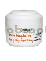 Ziaja Nagietkowa, krem nieperfumowany, cera sucha, wrażliwa, normalna, 50 ml