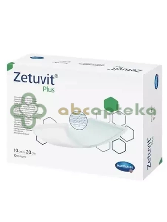 Zetuvit Plus, opatrunek z superabsorbentem, 10 x 20 cm, 1 sztuka