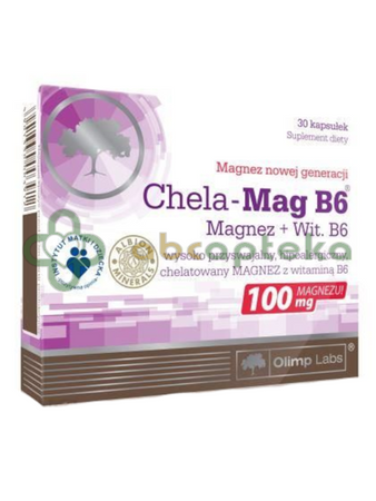 Olimp Chela-Mag B6, 30 kapsułek