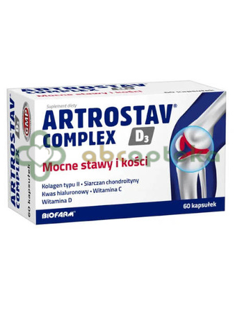 Artrostav Complex D3, 60 kapsułek
