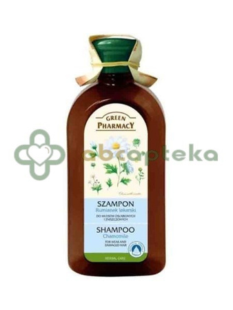 Green Pharmacy, szampon z rumiankiem lekarskim do włosów osłabionych, 350 ml