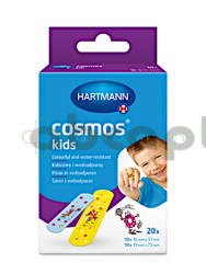 Cosmos Kids, plastry opatrunkowe dla dzieci, wodoodporne, 2 rozmiary, 20 sztuk