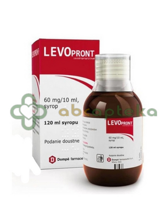 Levopront, 60mg/10ml, syrop, 120 ml