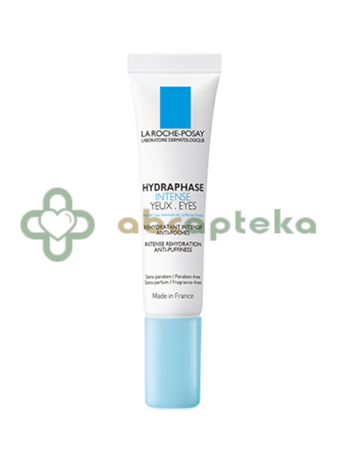 La Roche-Posay, Hydraphase Intense, intensywnie nawilżający żel pod oczy, 15 ml