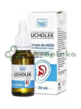 Ucholek krople do uszu 20 ml