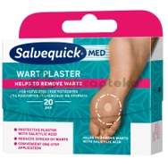 Salvequick Med Wart, plastry na kurzajki na stopach, 20 sztuk