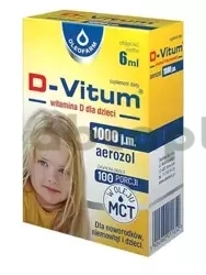 D-Vitum Witamina D 1000 j.m., aerozol, 6 ml