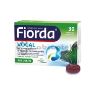 Fiorda Vocal o smaku owoców leśnych, 30 pastylek