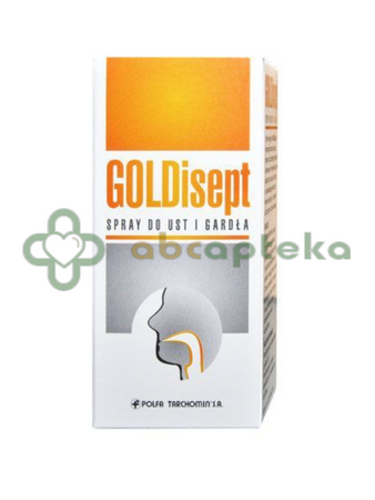 GOLDisept spray do ust i gardła 25 ml, 