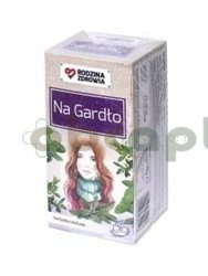 Rodzina Zdrowia Na Gardło, zioła do zaparzania w saszetkach, 1,5 g x 20 saszetek