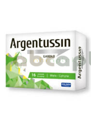 ArgenTussin Gardło, smak mięta-cytryna, 16 pastylek | DATA WAŻNOŚCI 31.10.2025