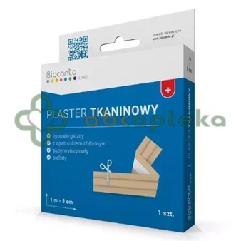 Biocanto Care, plaster tkaninowy do cięcia, 1 m 8 cm, 1 sztuka