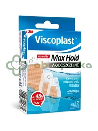 Plastry Viscoplast Max Hold 12 sztuk