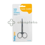 Babyono bezpieczne nożyczki do paznokci dla dzieci i niemowląt, 1 sztuka