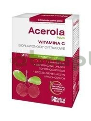 Acerola Plus do ssania 60 tabletek